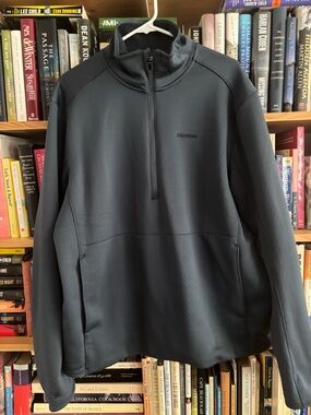 Salomon Black Embroidered Logo Pullover